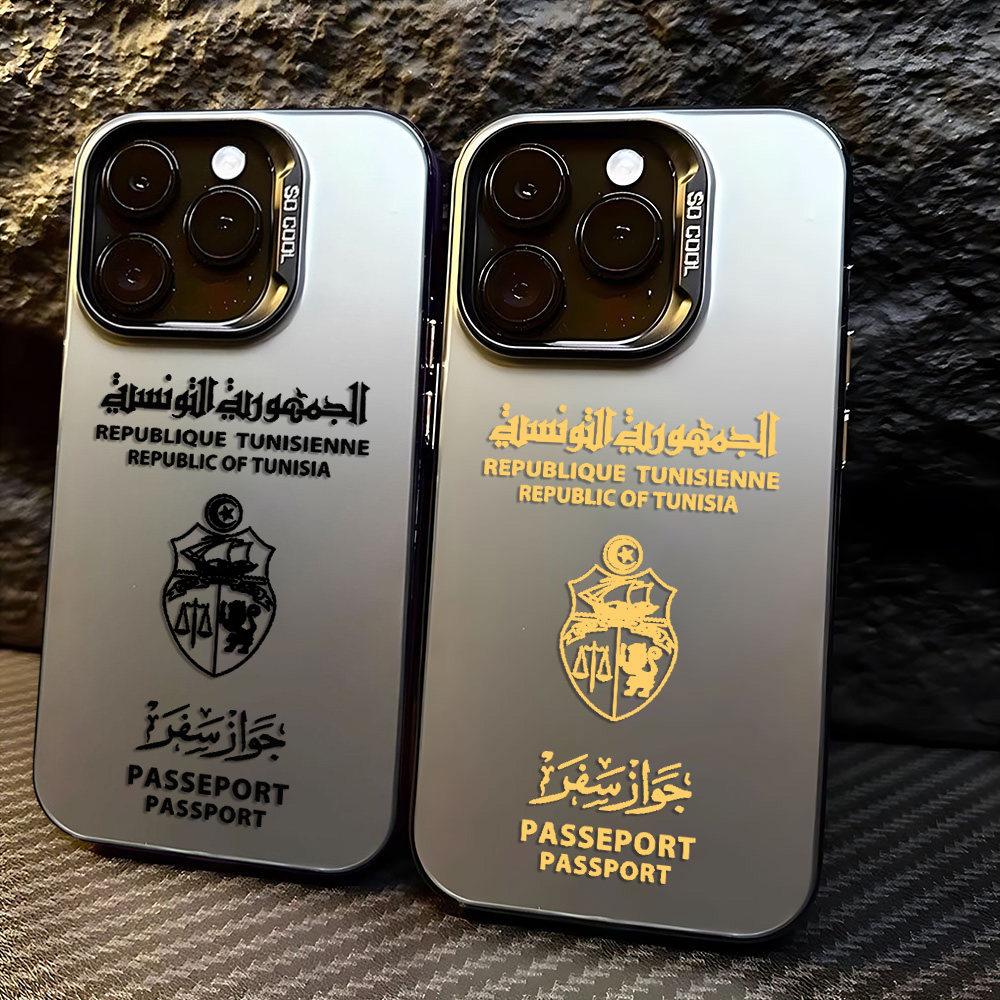 Travel Accessories Iphone - Tunisia Passport Phone Case For iPhone