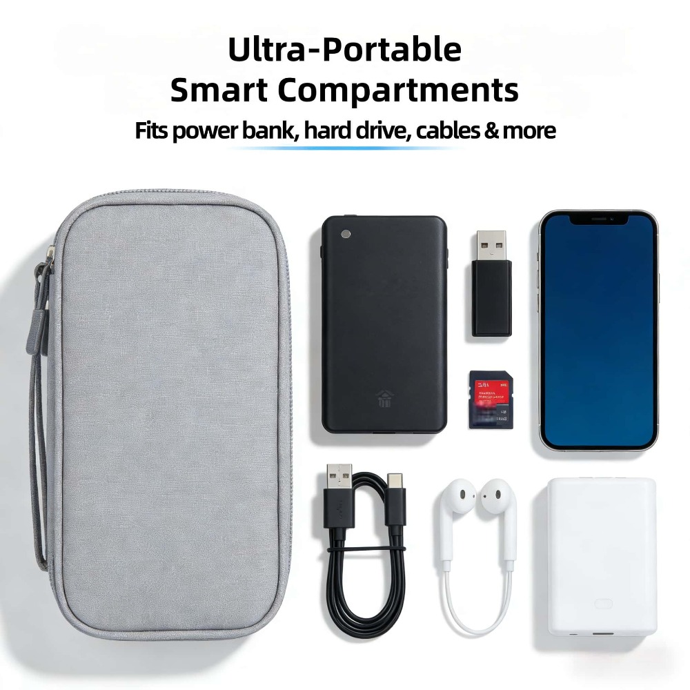 Travel Accessories In Bulk - Electronics Organizer Case Portable Waterproof Shockproof