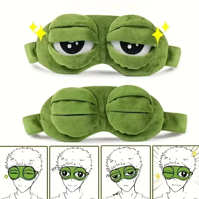 Travel Hair Accessories - Frog Shaped Eye Mask Party Game