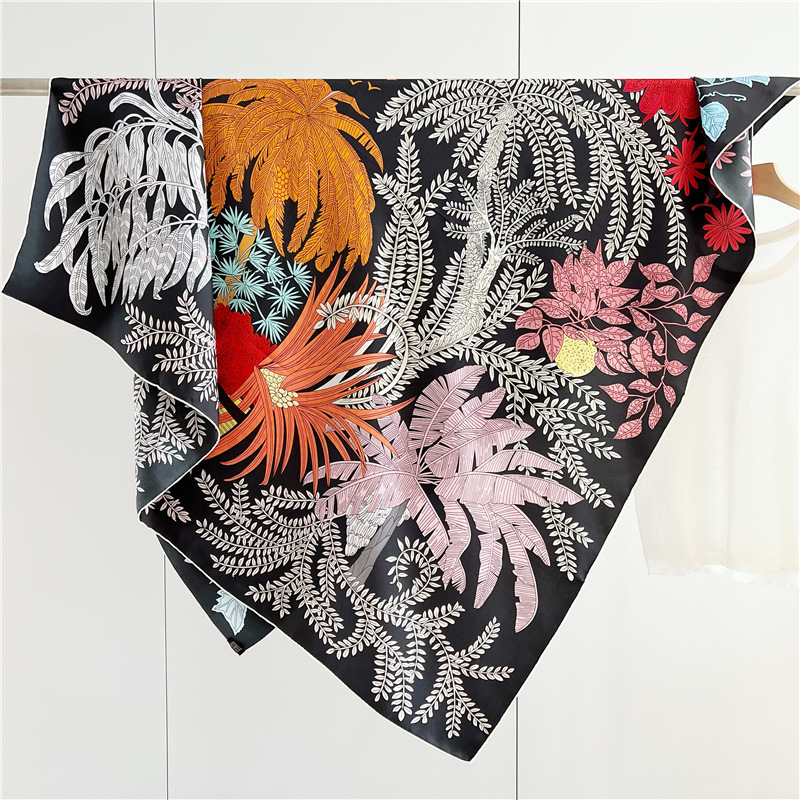 14mm Silk Scarf Women Hand Rol - Travel Hair Accessories review and price