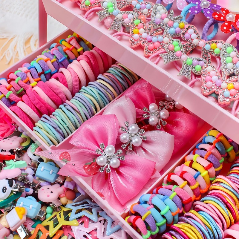 546Pcs Bow High Elastic Hair A - Travel Accessories Girls review and price