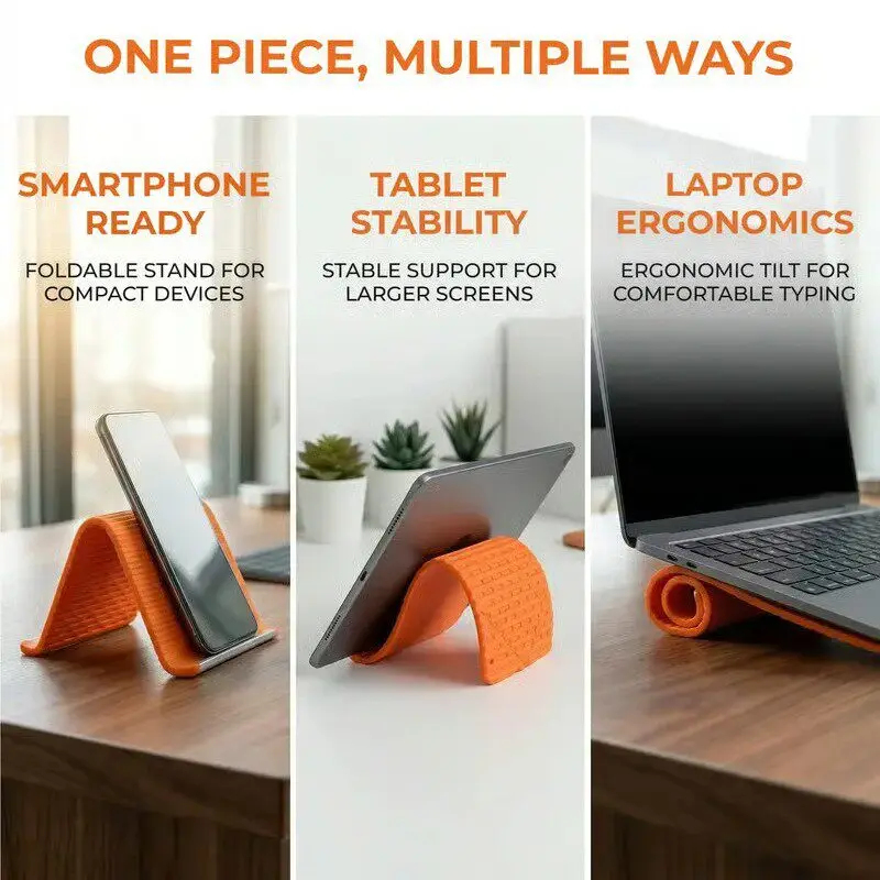 Silicone Foldable Phone Stand  - Travel Accessories Iphone review and price