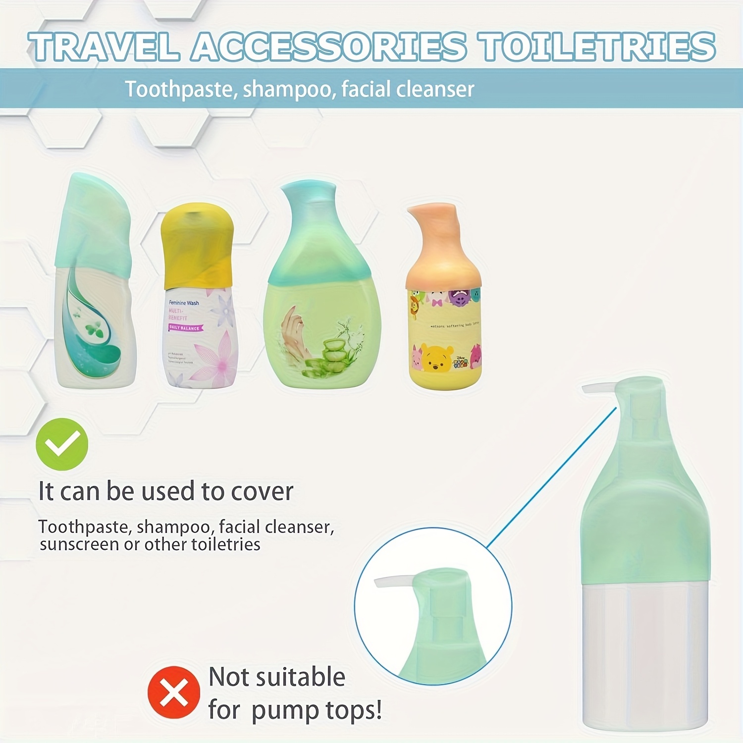 Elastic Sleeves for Leak Proof - Travel Accessories Kit For Men review and price