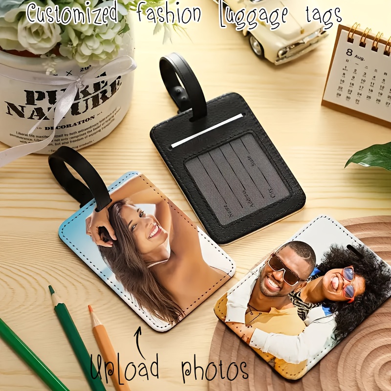 Custom Photo Leather Luggage T - Travel Accessories Meaning review and price