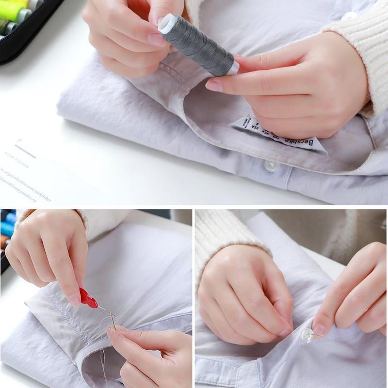 Portable 10Pcs/set Sewing Kit  - Travel Accessories Kit For Men review and price