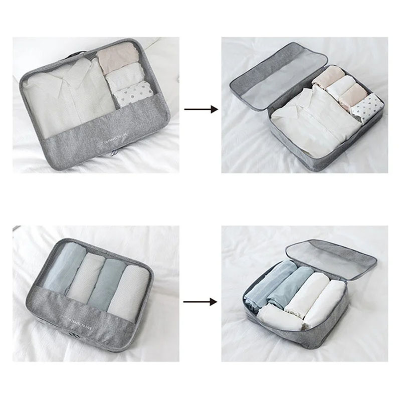 7 Piece Travel Packing Cubes S - Travel Accessories Kit For Men review and price