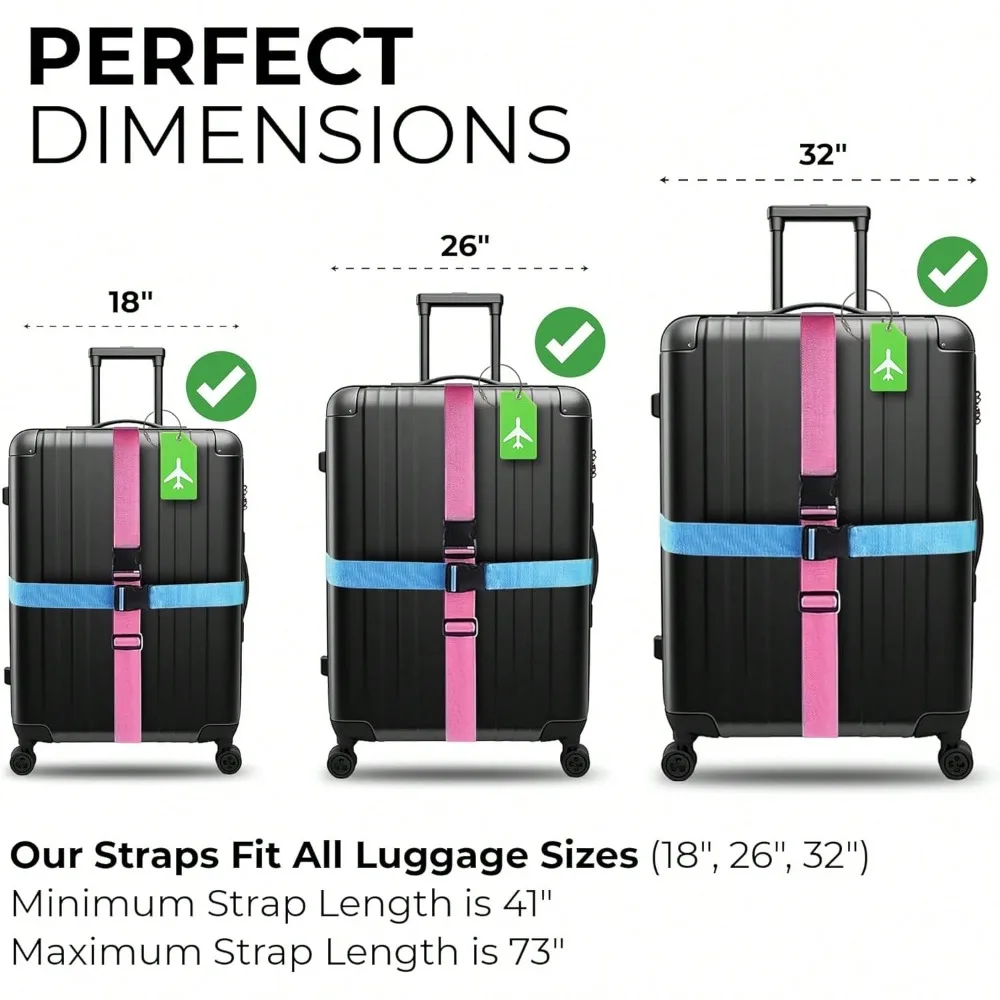 Luggage Strap Set with Luggage - Travel Accessories In Bulk review and price