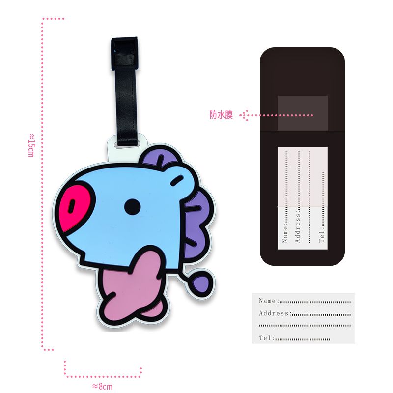 BT21 cartoon cute keychain Kaw - Travel Accessories In Bulk review and price