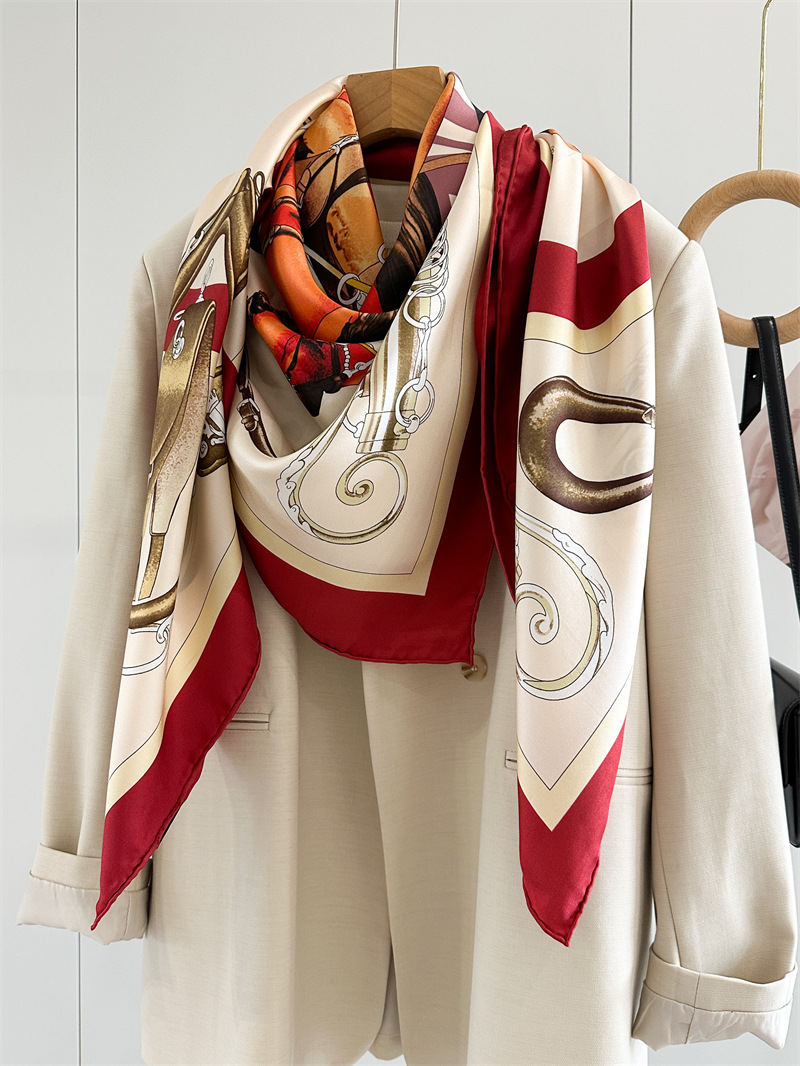 Horse Silk Scarf Luxury Design - Travel Hair Accessories review and price