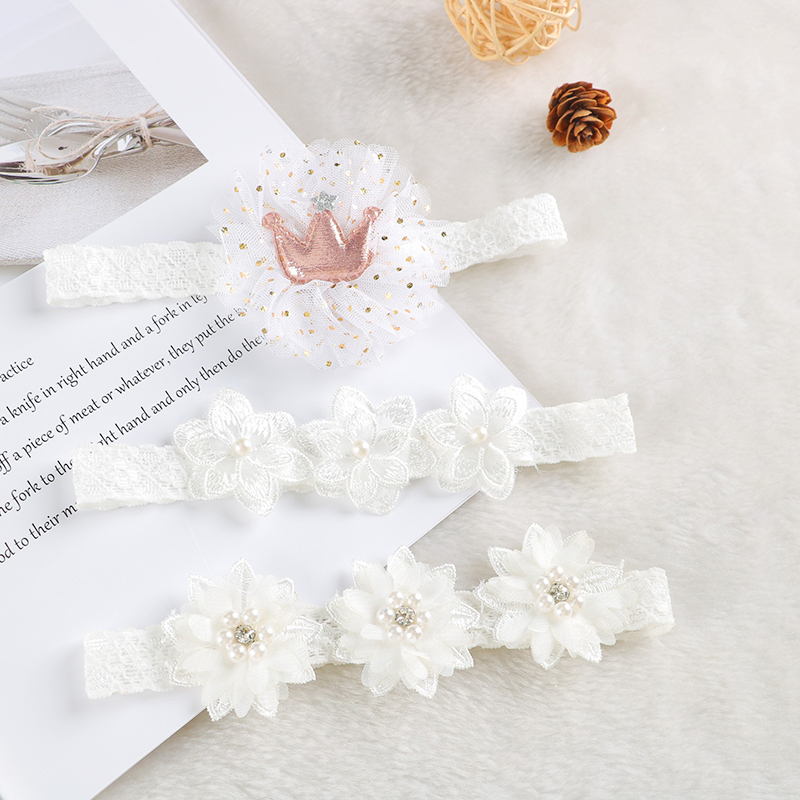 Baby Headband Flower Bows Crow - Travel Accessories Girls review and price