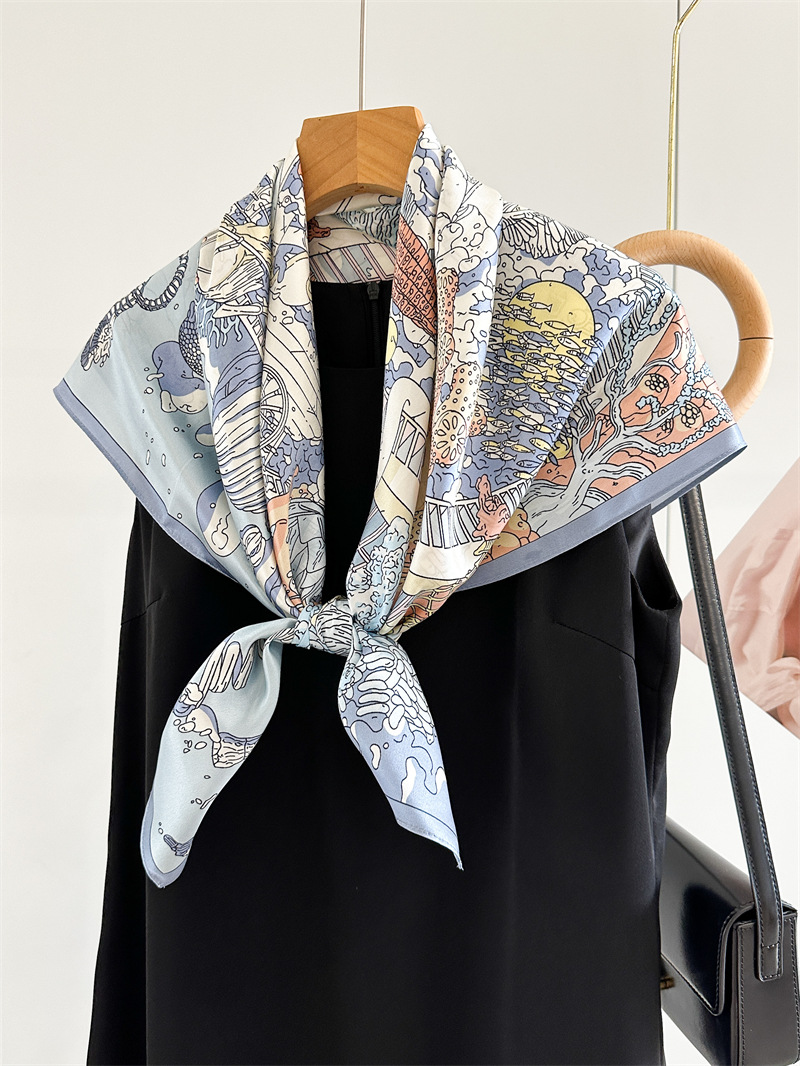 12MM Satin Silk Scarf Women 90 - Travel Hair Accessories review and price