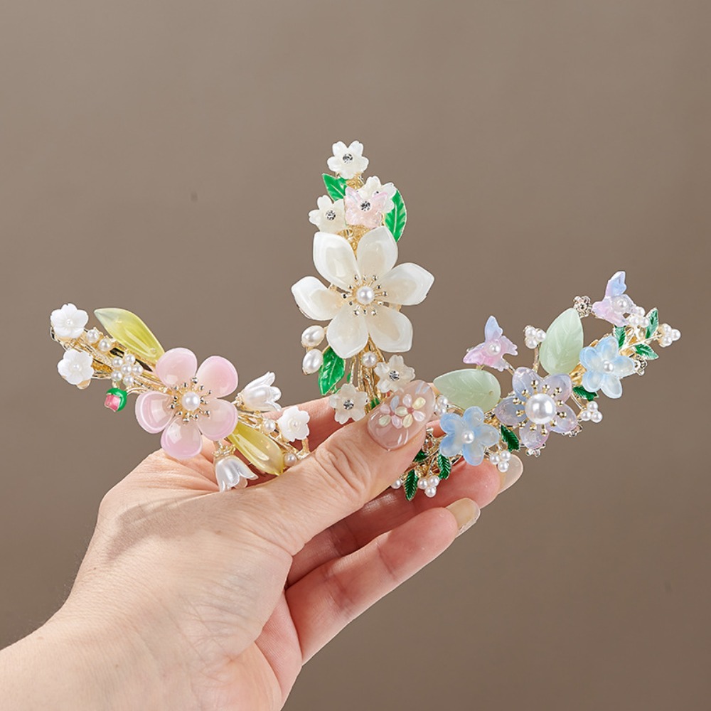 Chinese Style Floral Pearl Spr - Travel Hair Accessories review and price