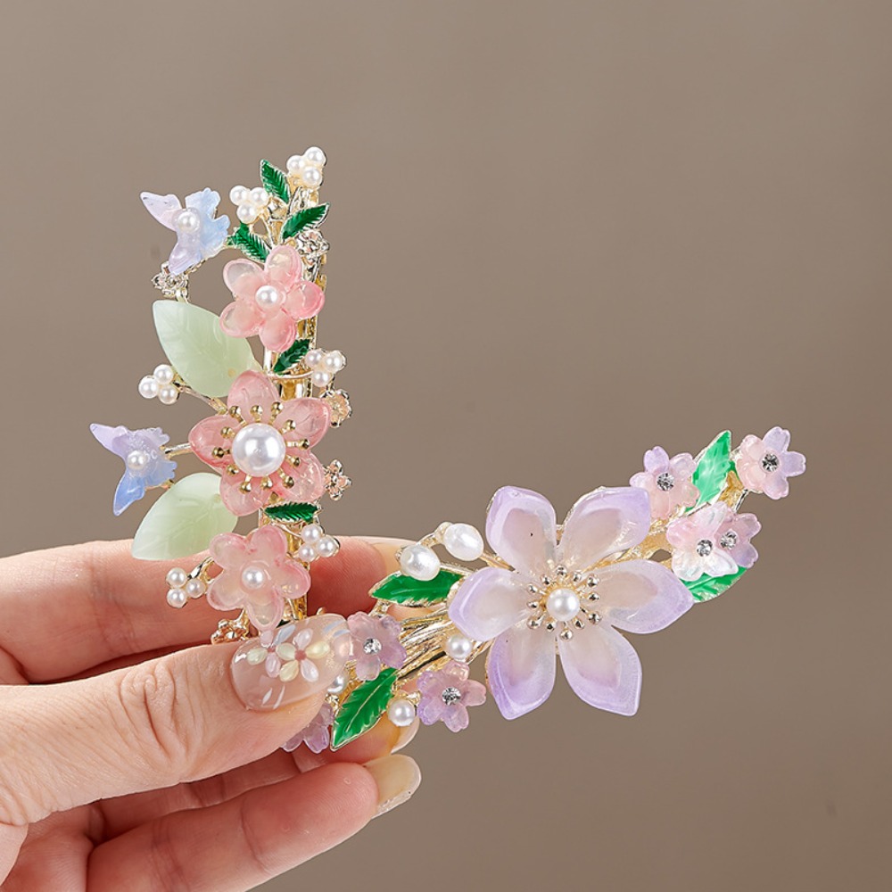 Chinese Style Floral Pearl Spr - Travel Hair Accessories review and price