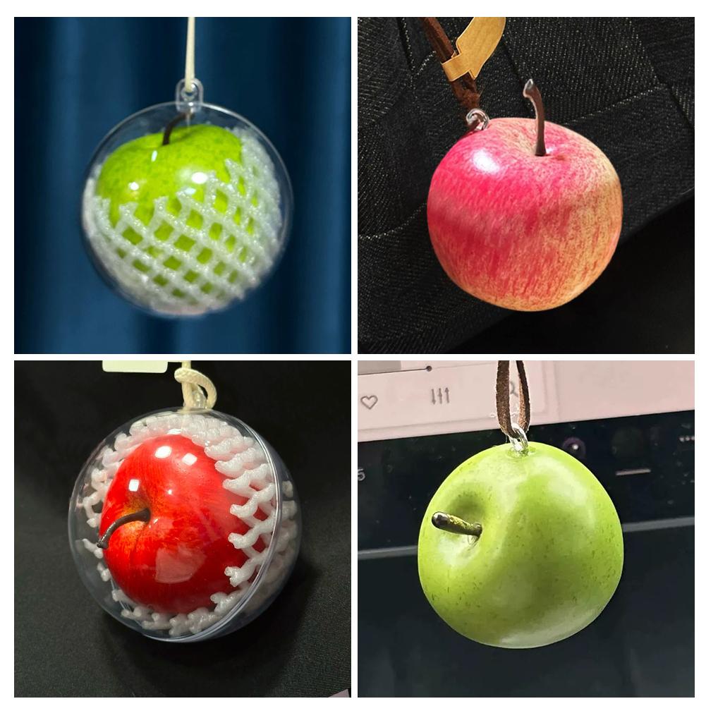 Cute Realistic Fruit Apple Key - Travel Accessories Meaning review and price