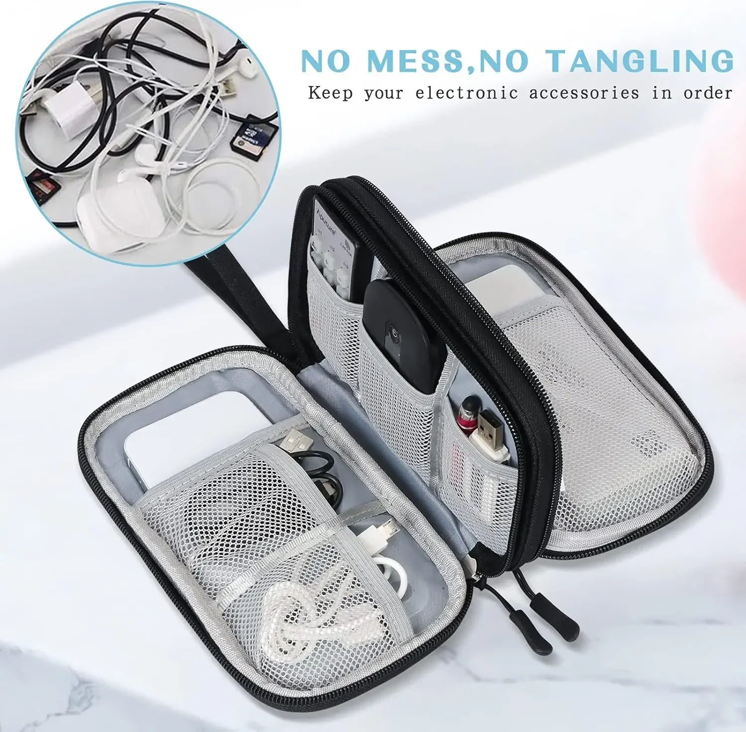 Travel Cable Bag Portable Digi - Travel Accessories And Bags review and price