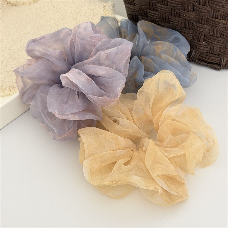 1Pc Hair Scrunchies Oversized  - Travel Accessories Girls review and price