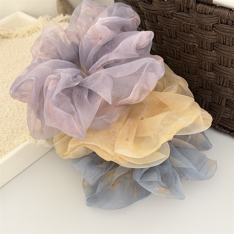 1Pc Hair Scrunchies Oversized  - Travel Accessories Girls review and price