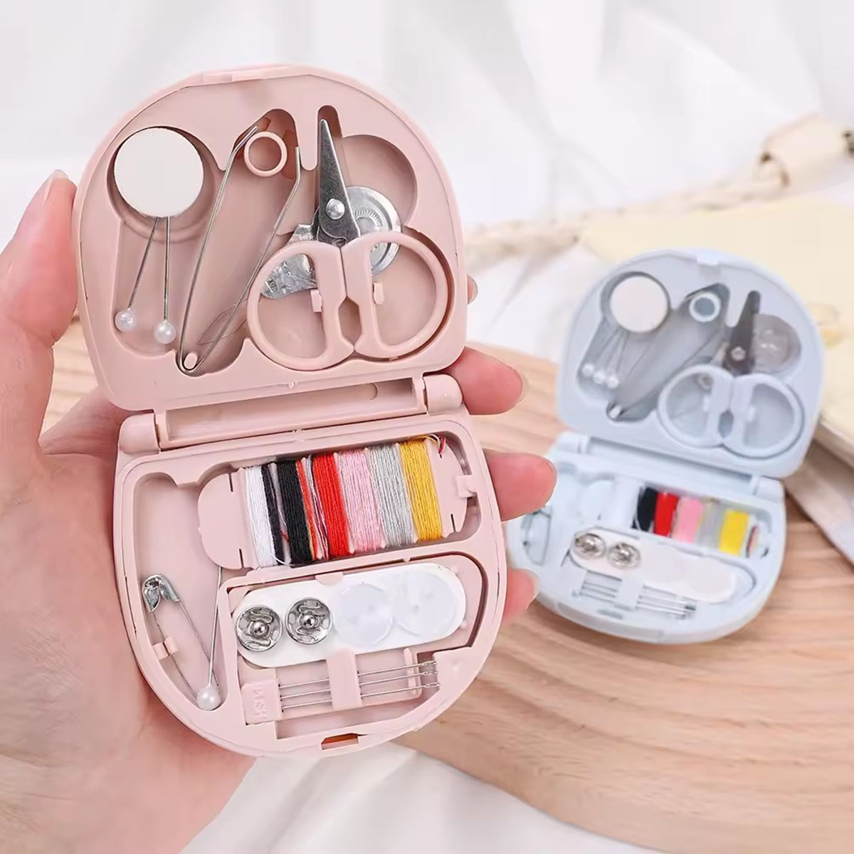 Mini Manual Sewing Machine Kit - Travel Accessories Kit For Men review and price
