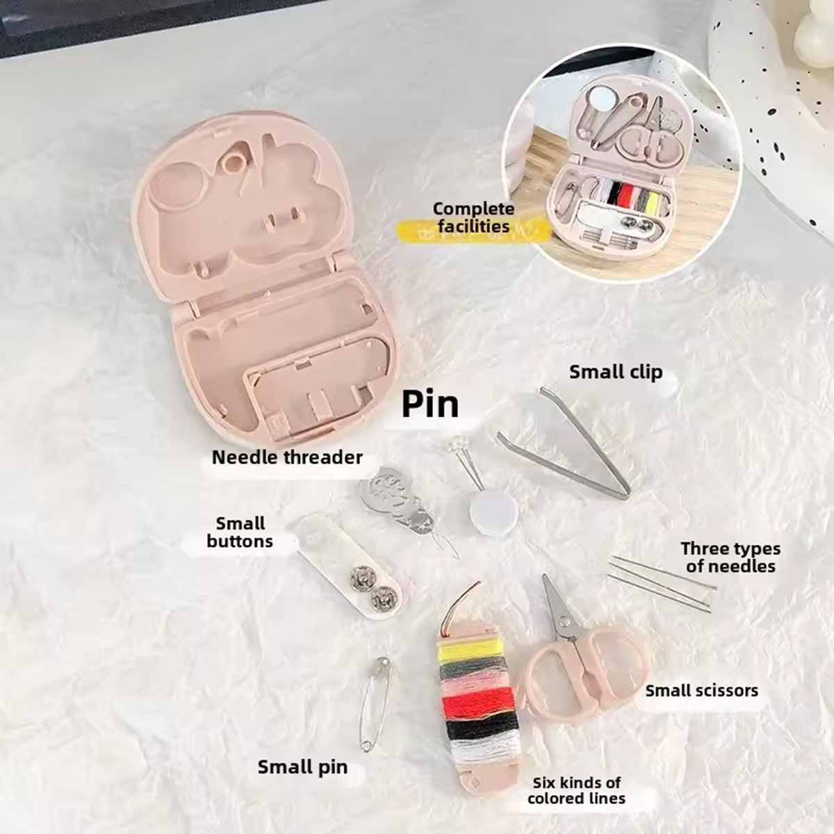 Mini Manual Sewing Machine Kit - Travel Accessories Kit For Men review and price