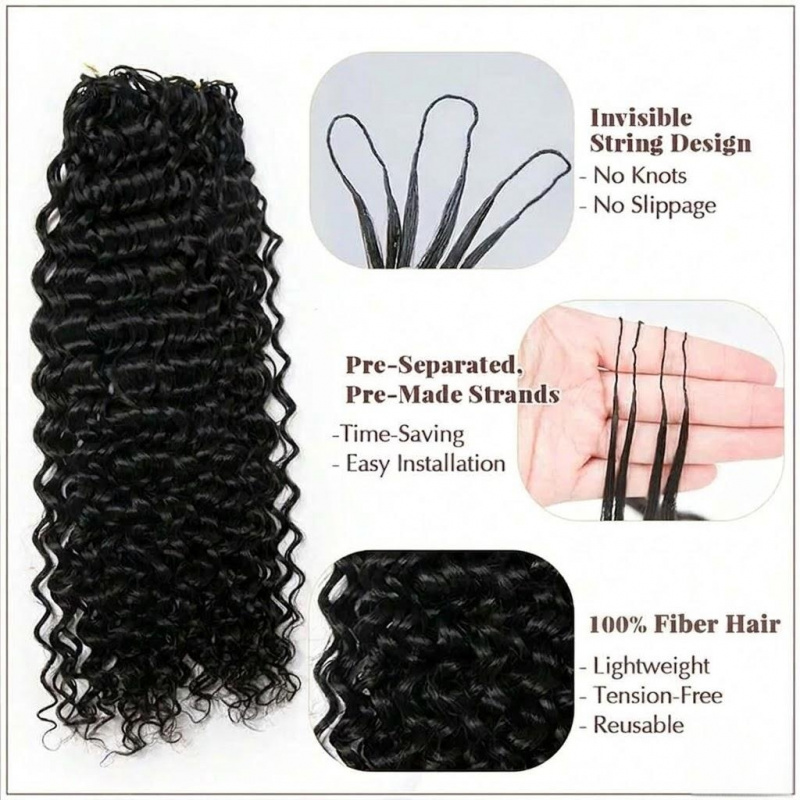 Water Wave Synthetic Feather C - Travel Hair Accessories review and price