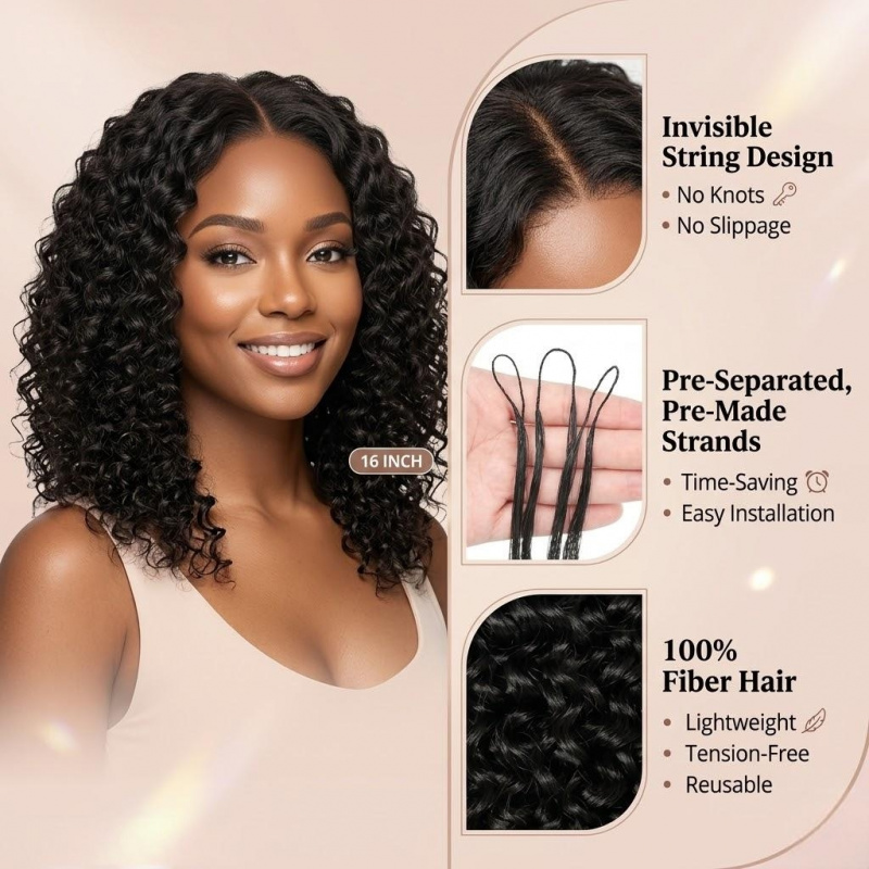 Water Wave Synthetic Feather C - Travel Hair Accessories review and price
