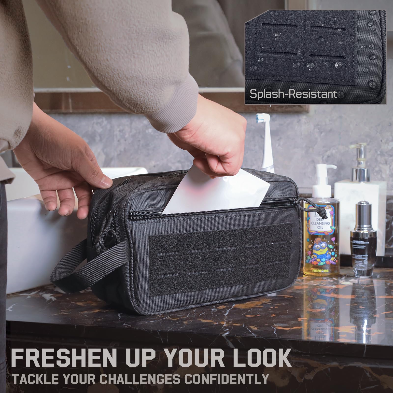 Tactical Toiletry Bag for Men, - Travel Accessories Kit For Men review and price